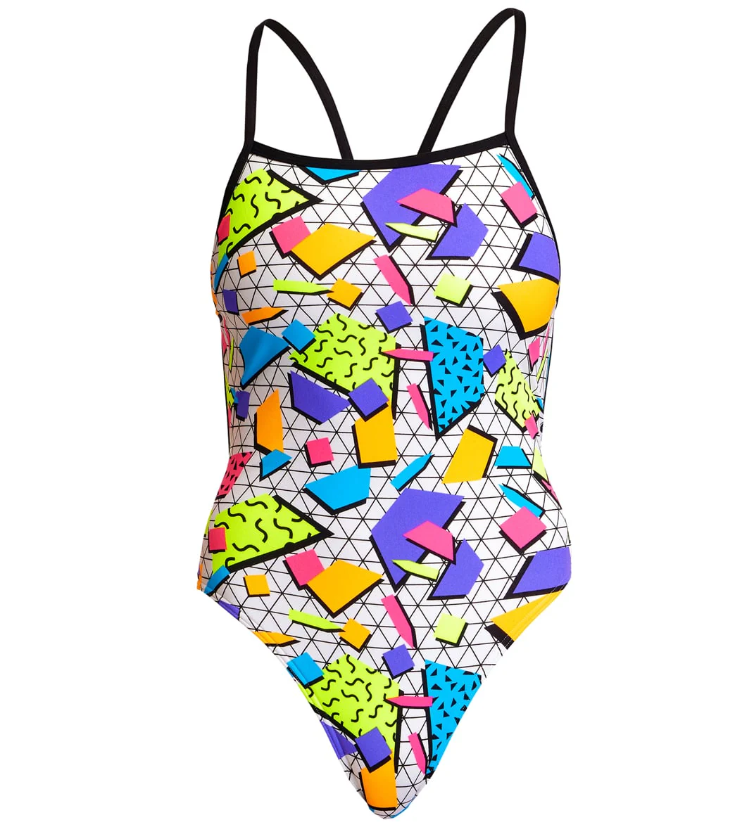 Funkita Women's Jumbled Up Single Strength One Piece Swimsuit - Image 4