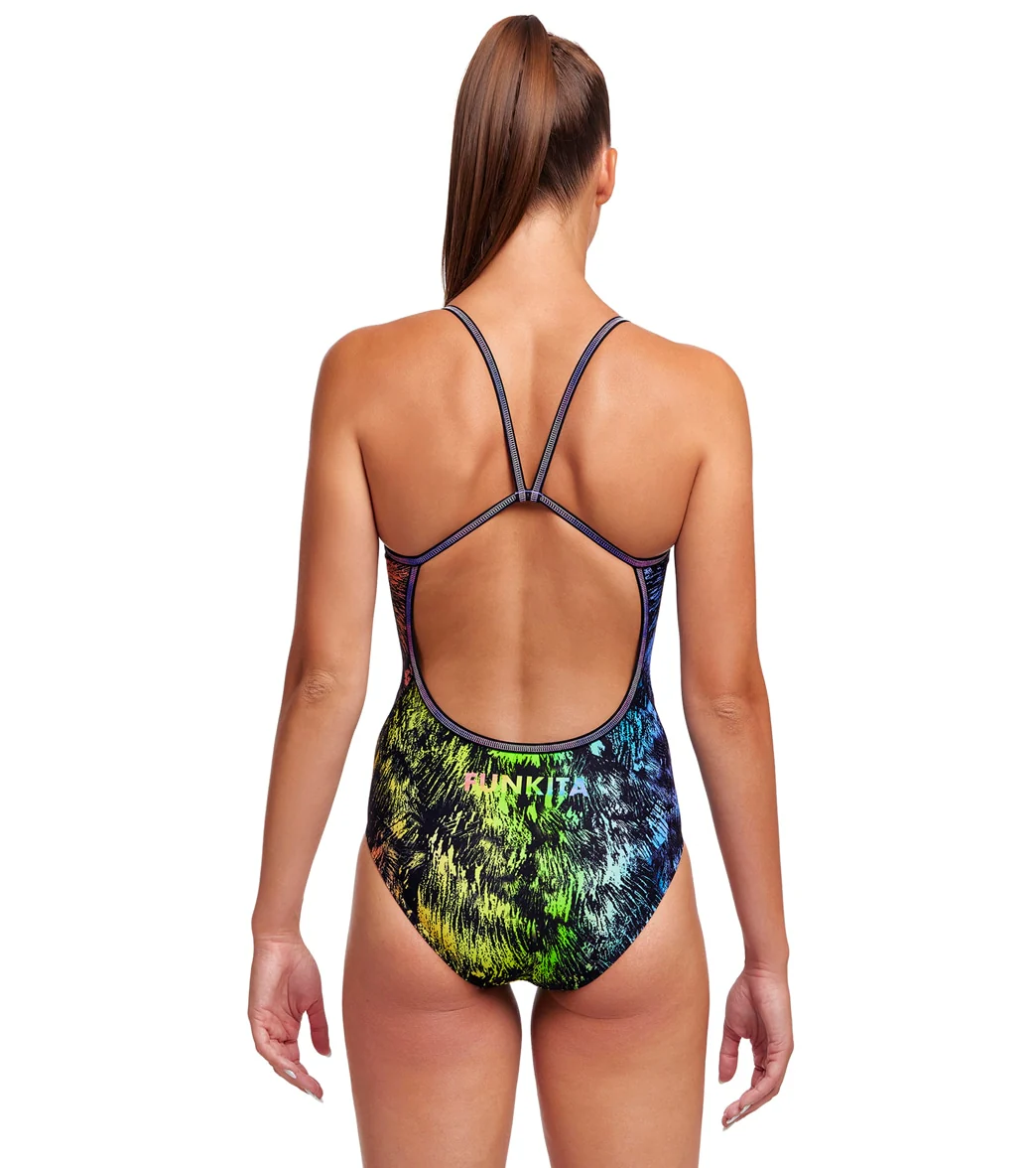Funkita Women's Lion Eyes Single Strap One Piece Swimsuit - Image 3