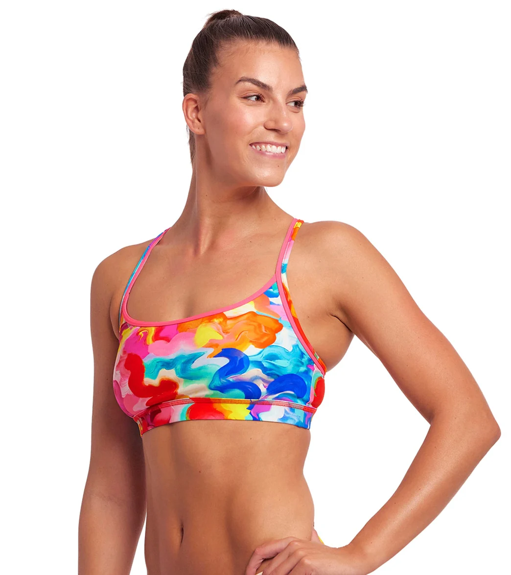 Funkita Women's Messy Monet Sports Bikini Top - Image 2