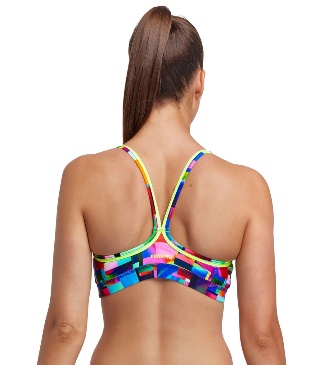 Funkita Women's Patch Panels Sports Bikini Top - Image 3