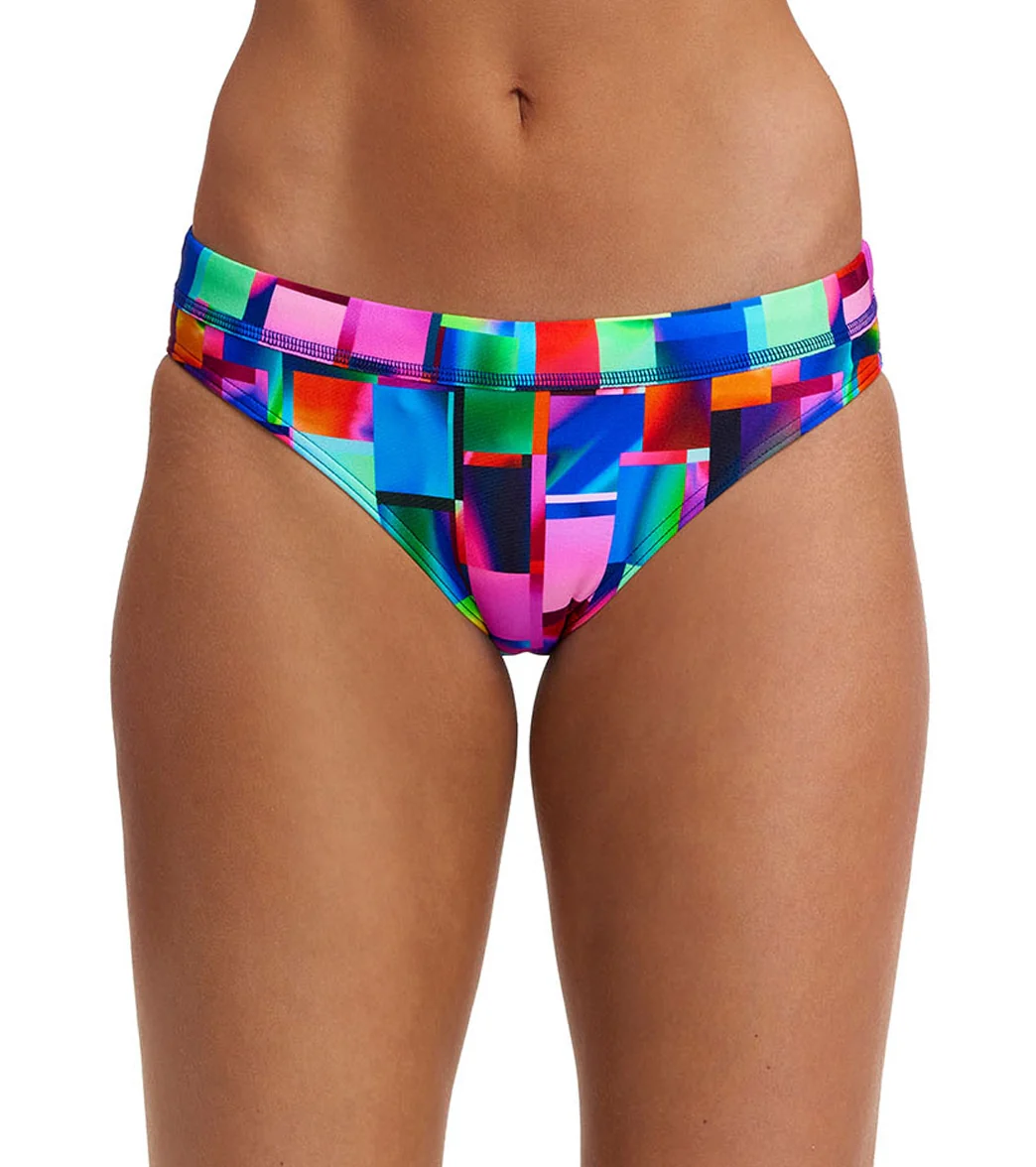 Funkita Women's Patch Panels Sports Brief Swimsuit Bottom - Image 7