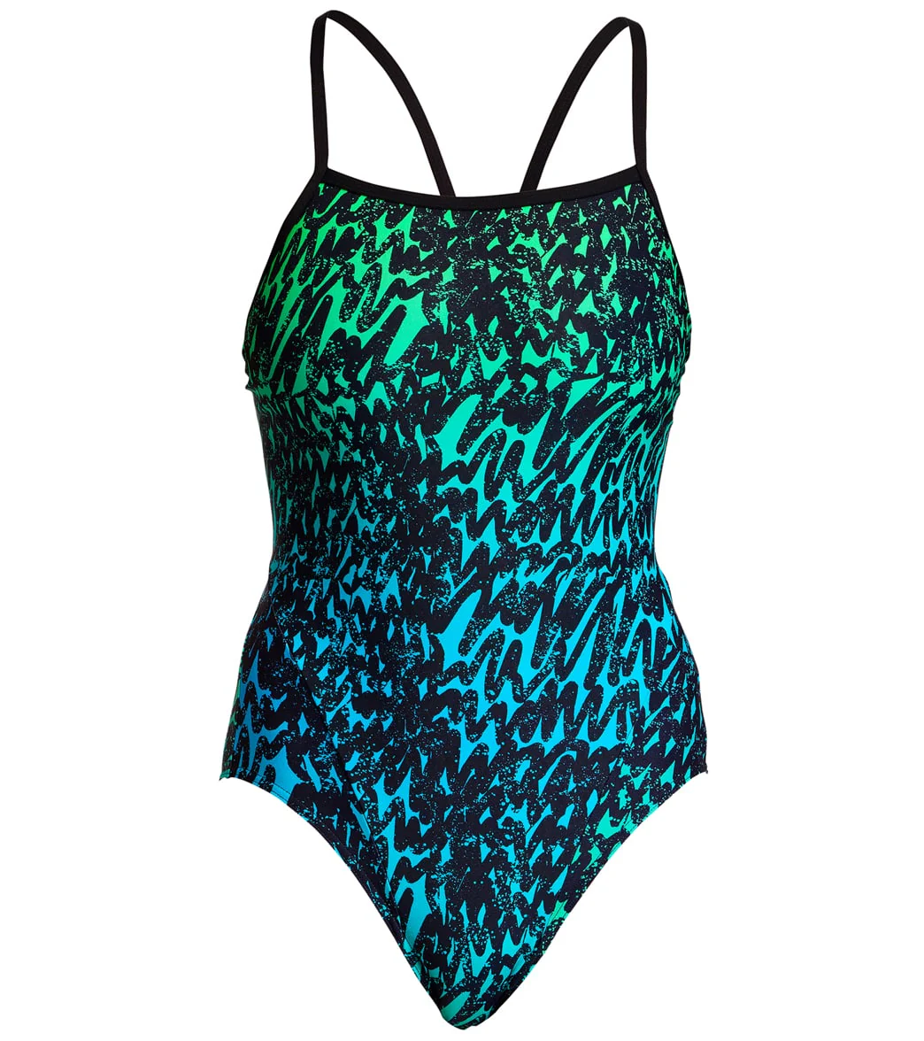 Funkita Women's Spraying Alive Single Strap One Piece Swimsuit - Image 4