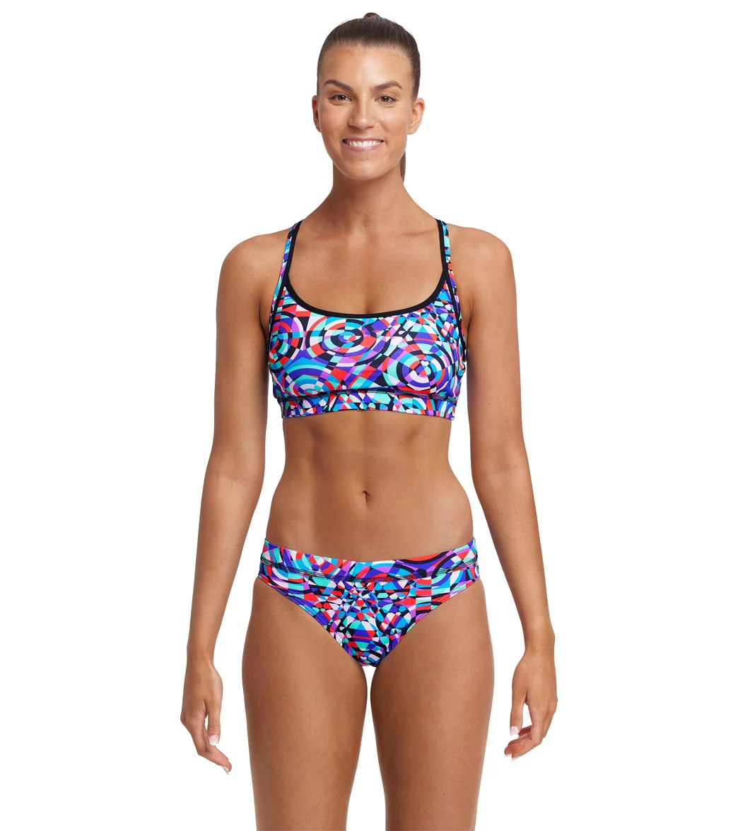 Funkita Women's Video Star Sports Bikini Top - Image 4