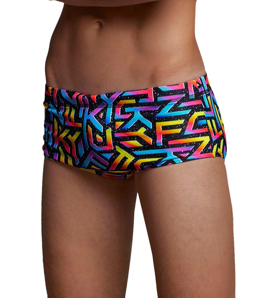 Funky Trunks Boys' Brand Galaxy Classic Trunk Square Leg Swimsuit - Image 2