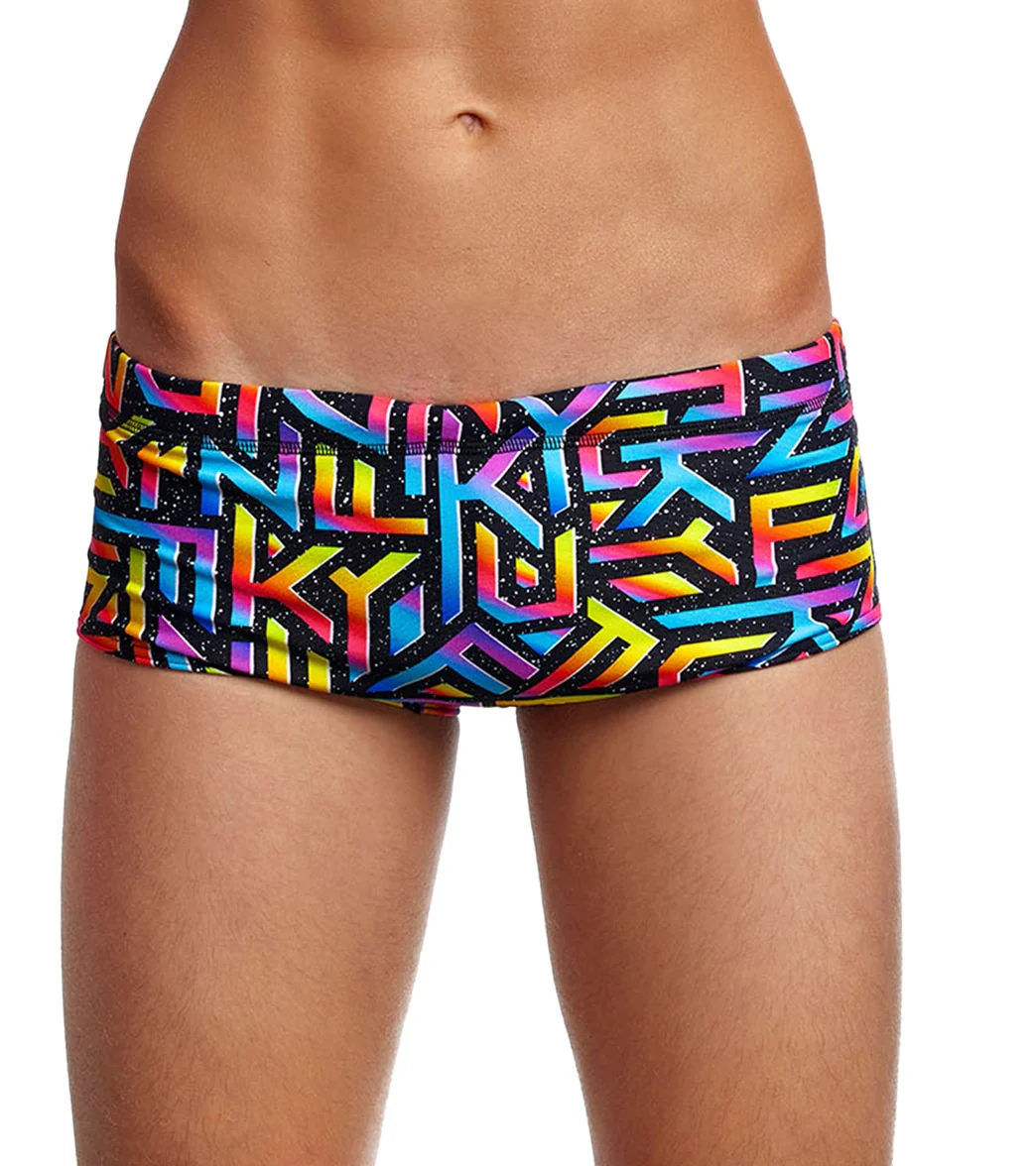 Funky Trunks Boys' Brand Galaxy Classic Trunk Square Leg Swimsuit - Image 6