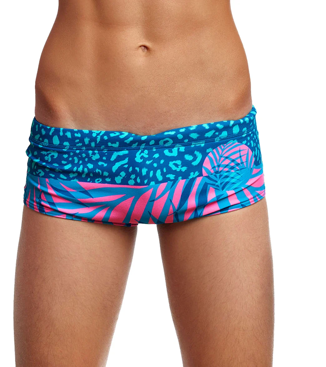 Funky Trunks Boys' Jungle Fever Classic Trunk Square Leg Swimsuit - Image 6