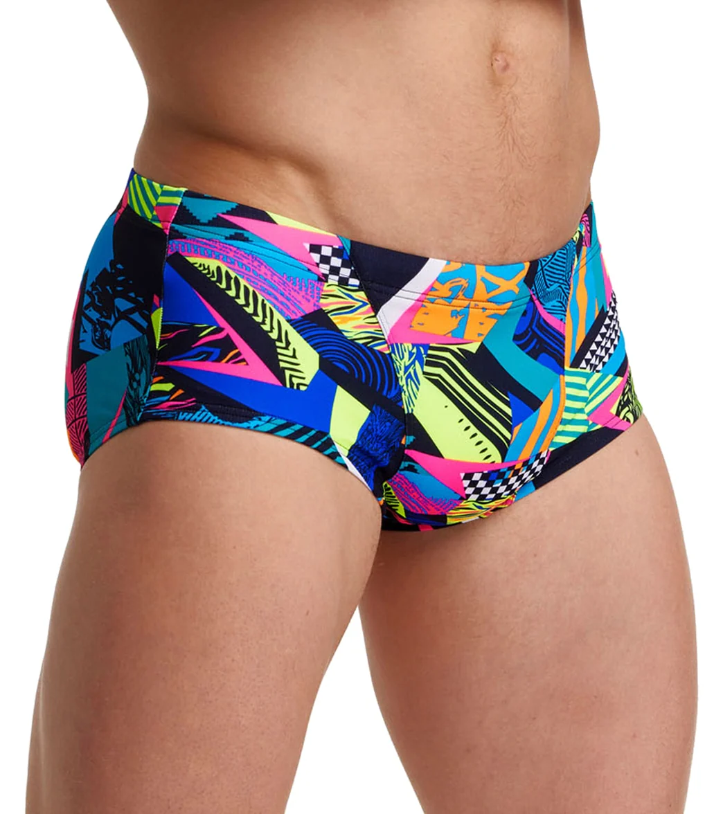 Funky Trunks Men's Bel Air Beats Classic Trunk Square Leg Swimsuit - Image 2