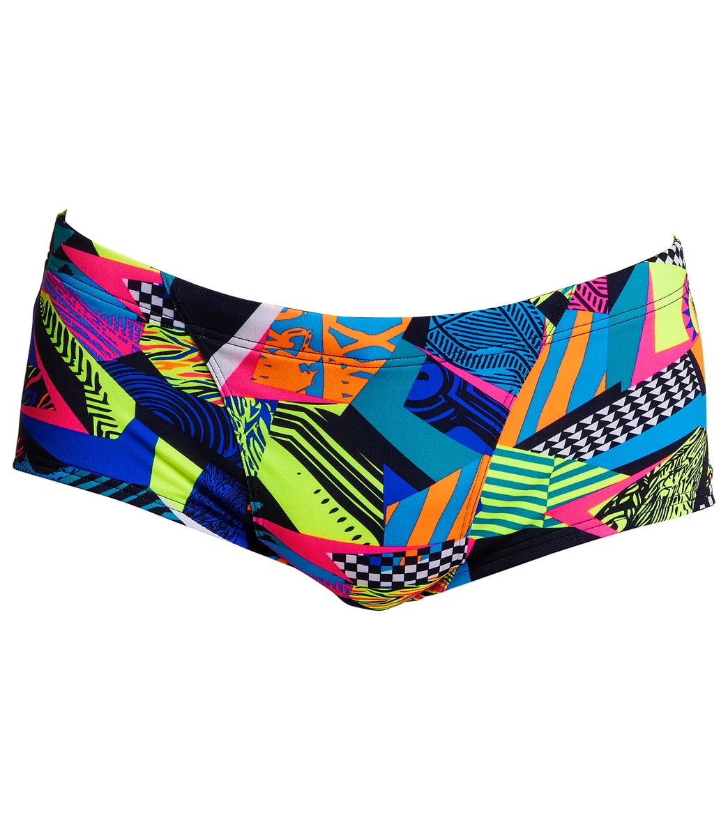 Funky Trunks Men's Bel Air Beats Classic Trunk Square Leg Swimsuit - Image 4