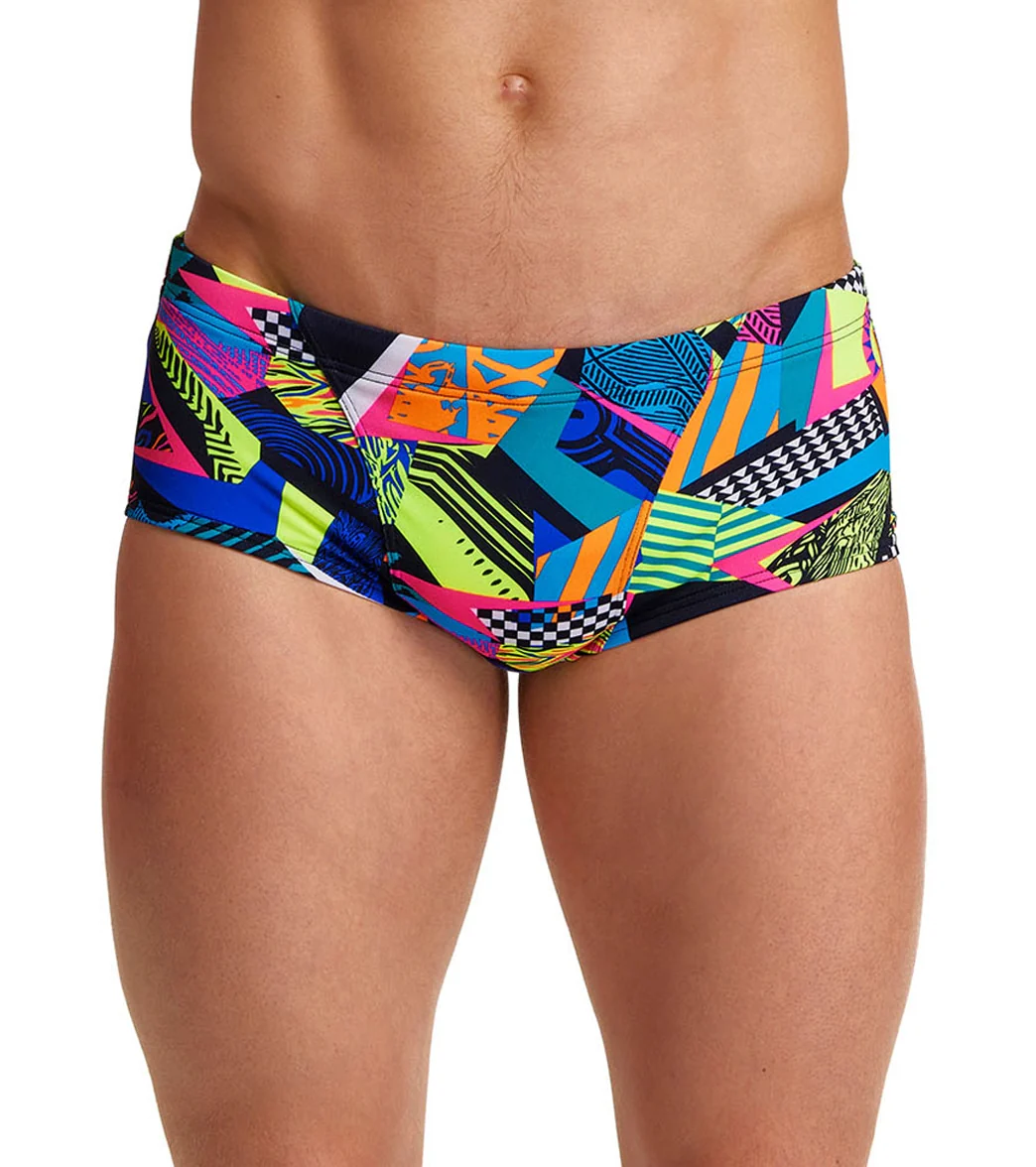Funky Trunks Men's Bel Air Beats Classic Trunk Square Leg Swimsuit - Image 9