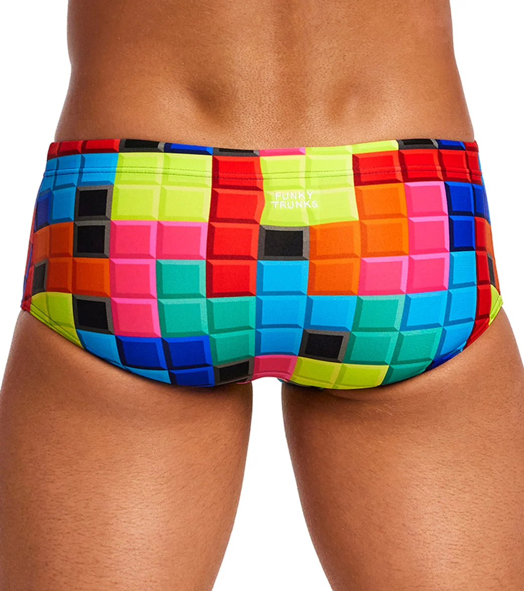 Funky Trunks Men's Blocked Sidewinder Square Leg Swimsuit - Image 3