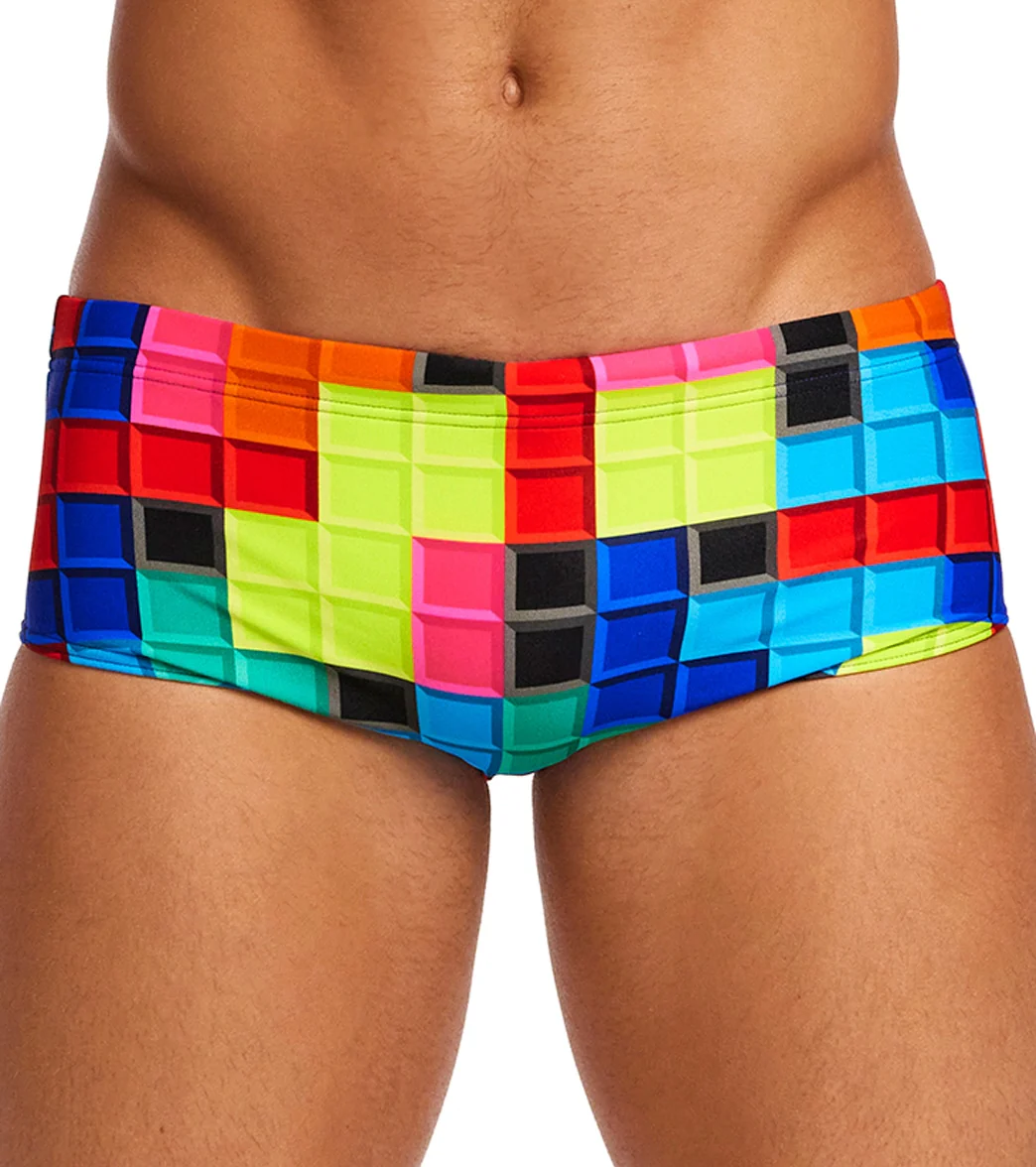 Funky Trunks Men's Blocked Sidewinder Square Leg Swimsuit - Image 7