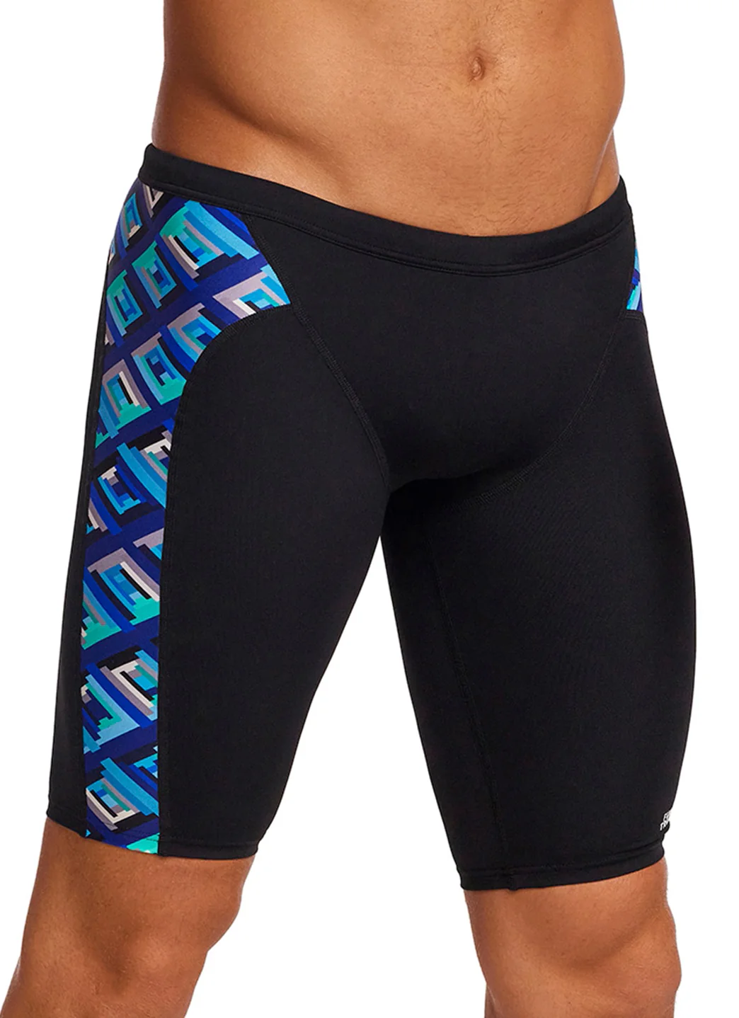 Funky Trunks Men's Blue Bunkers Jammer Swimsuit - Image 4