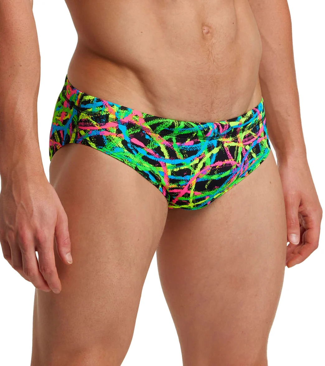 Funky Trunks Men's Burnouts Classic Brief Swimsuit - Image 2