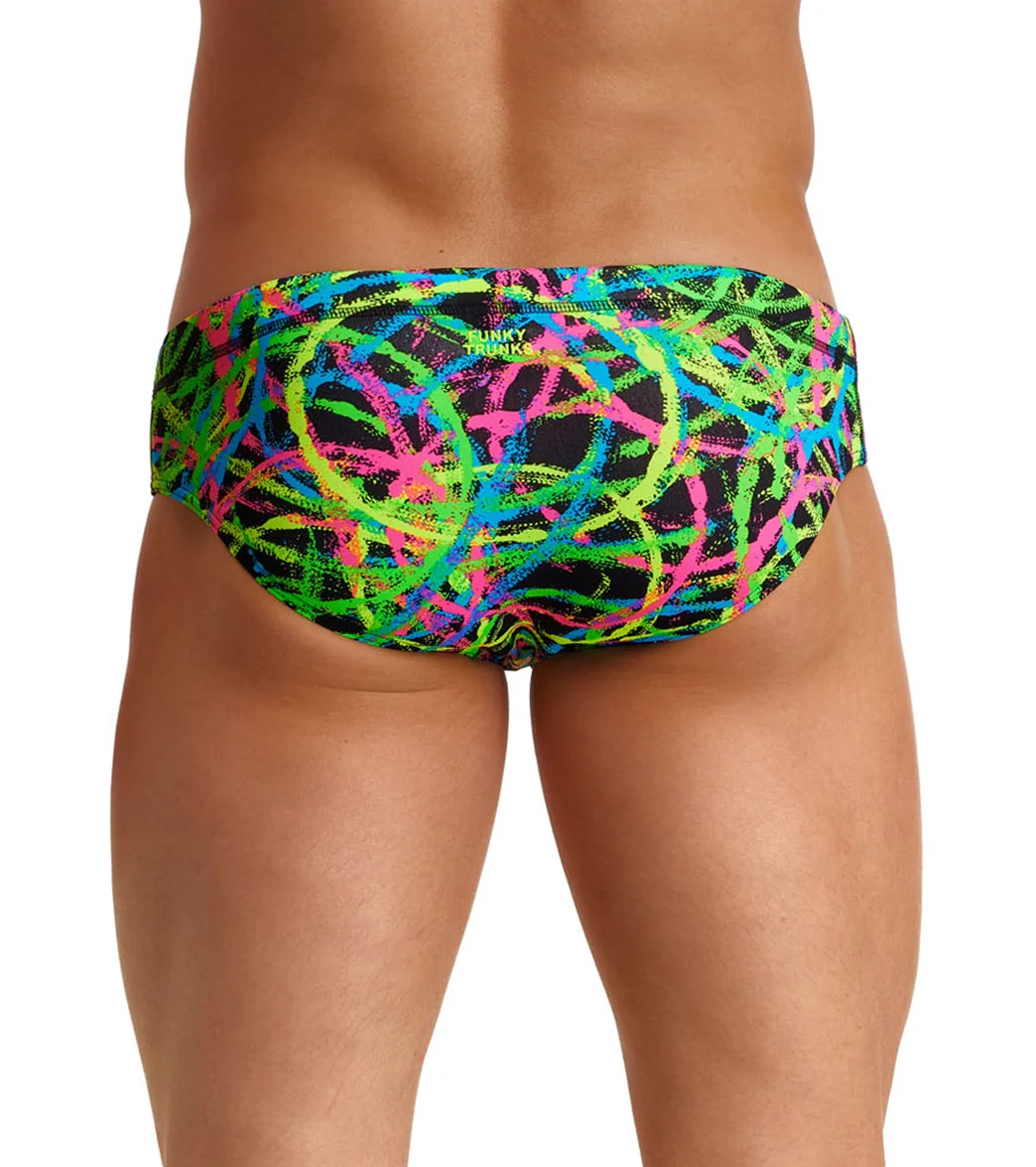 Funky Trunks Men's Burnouts Classic Brief Swimsuit - Image 3
