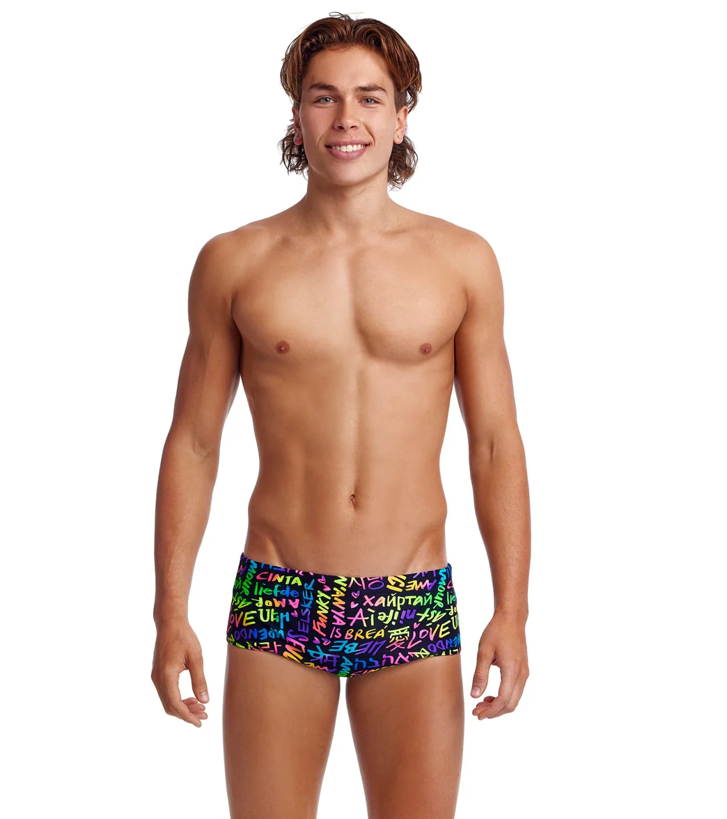 Funky Trunks Men's Love Funky Sidewinder Square Leg Swimsuit - Image 12