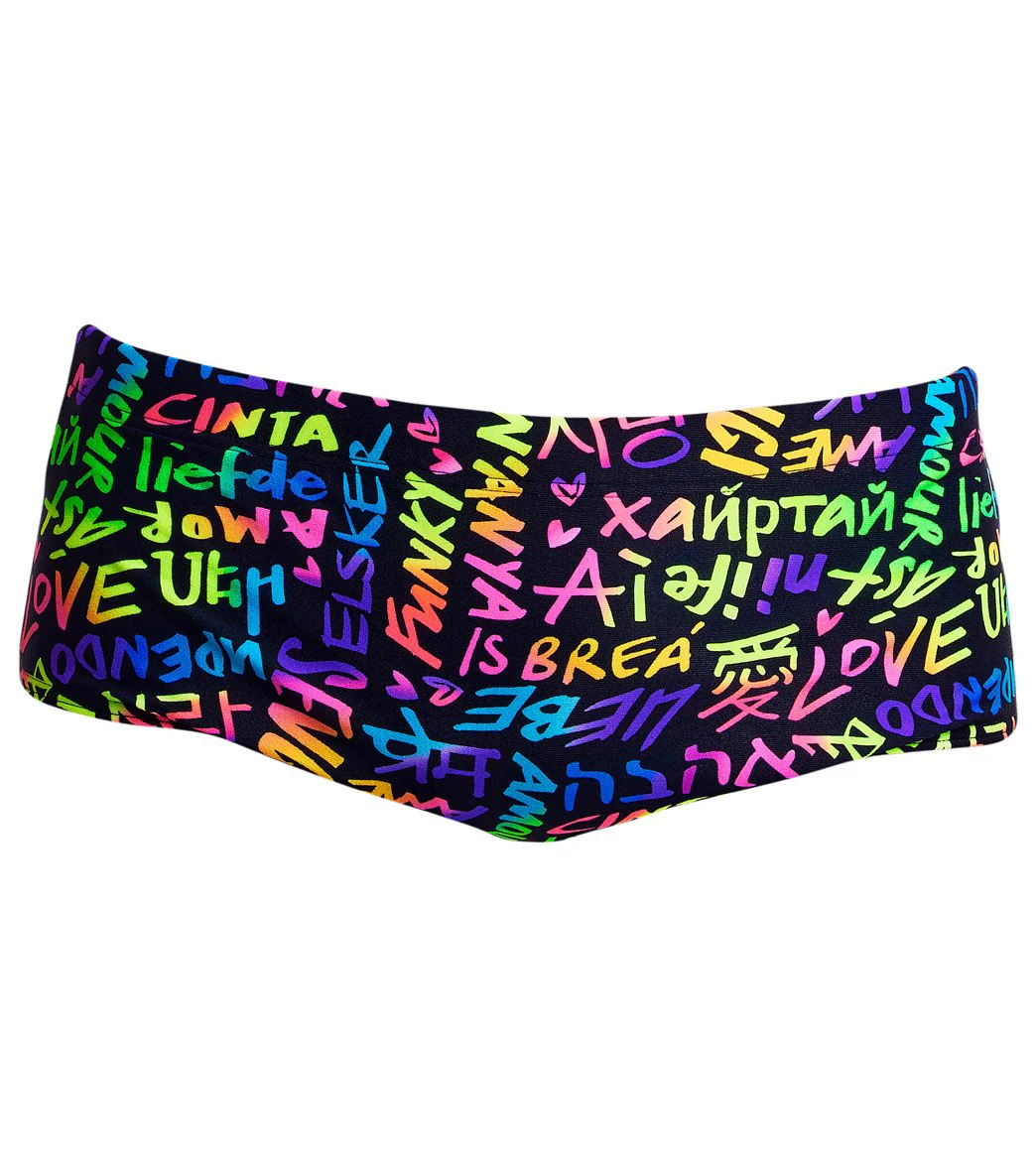 Funky Trunks Men's Love Funky Sidewinder Square Leg Swimsuit - Image 4