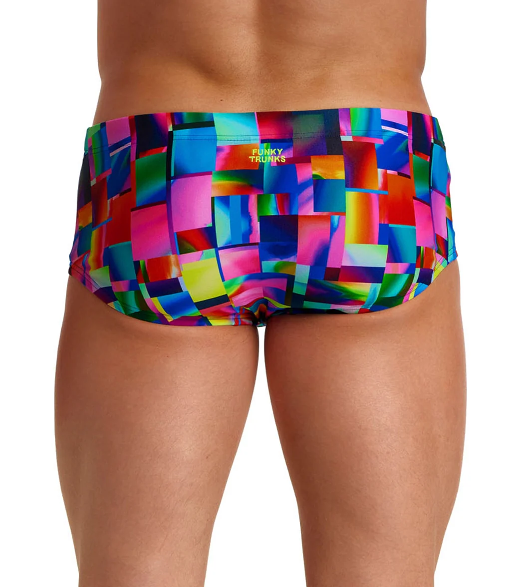Funky Trunks Men's Patch Panels Classic Trunk Square Leg Swimsuit - Image 3