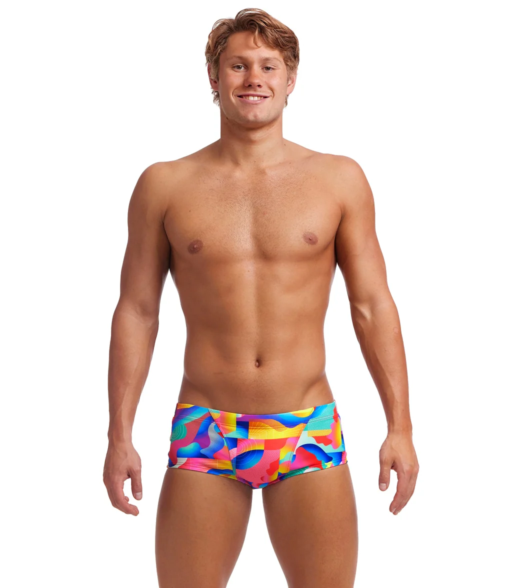 Funky Trunks Men's Radar Rage Classic Trunk Square Leg Swimsuit - Image 8
