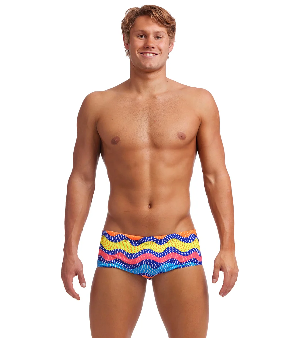 Funky Trunks Men's Rocky Wave Sidewinder Square Leg Swimsuit - Image 9