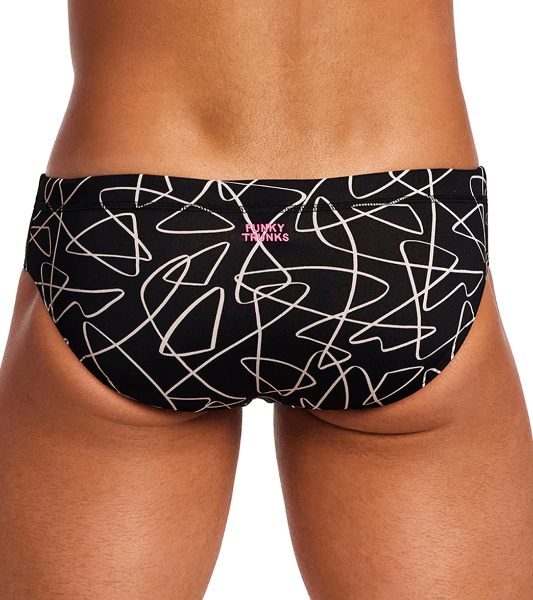Funky Trunks Men's Texta Mess Classic Brief Swimsuit - Image 3