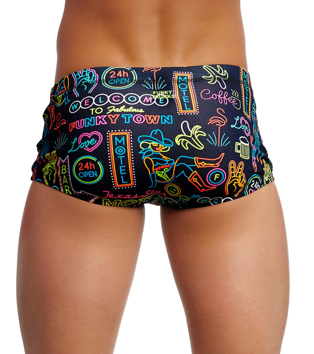 Funky Trunks Men's Vegas Baby Plain Front Trunk Square Leg Swimsuit - Image 2