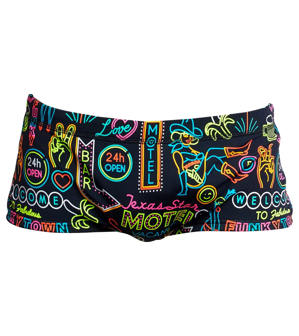Funky Trunks Men's Vegas Baby Plain Front Trunk Square Leg Swimsuit - Image 3