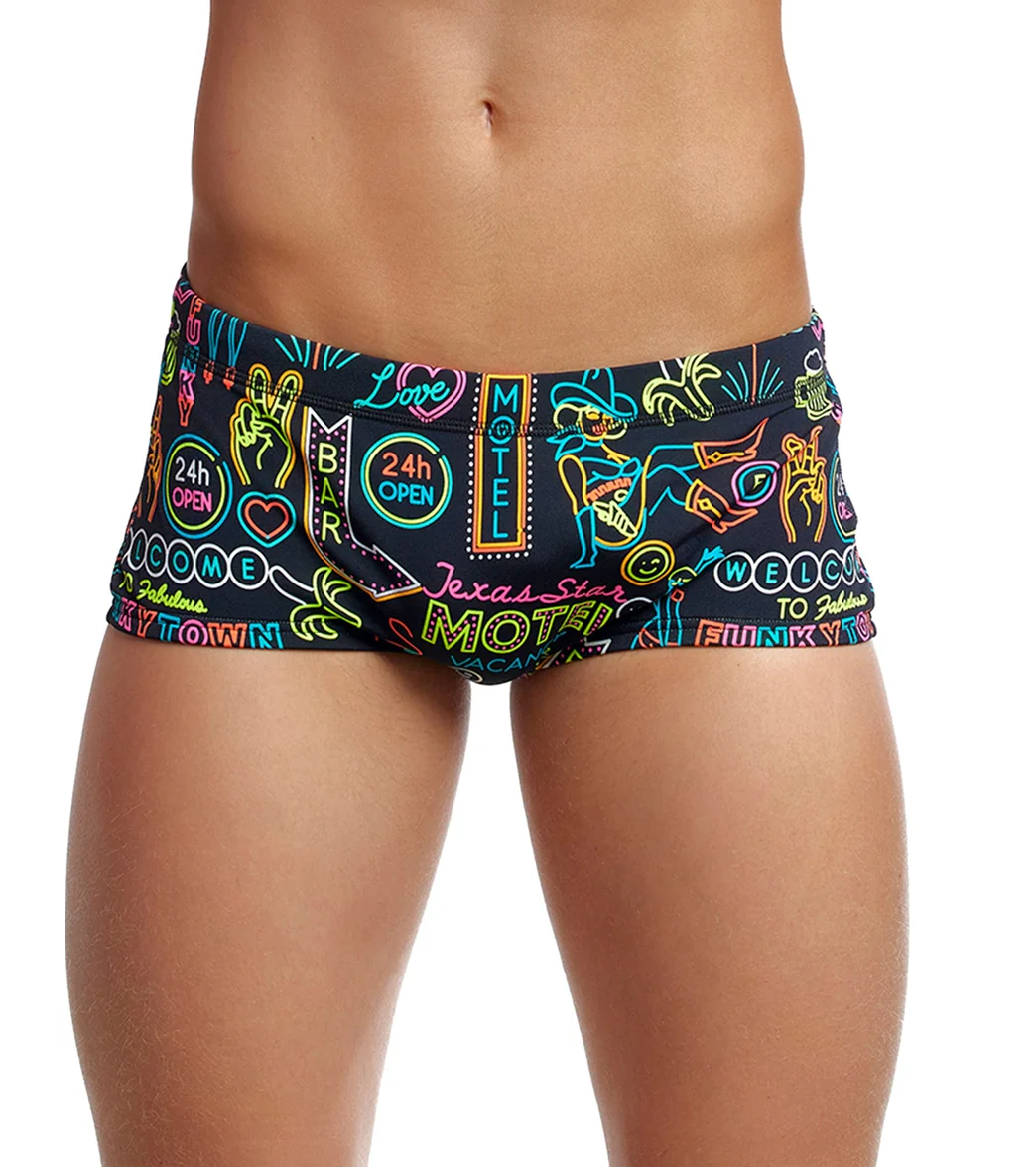 Funky Trunks Men's Vegas Baby Plain Front Trunk Square Leg Swimsuit - Image 8