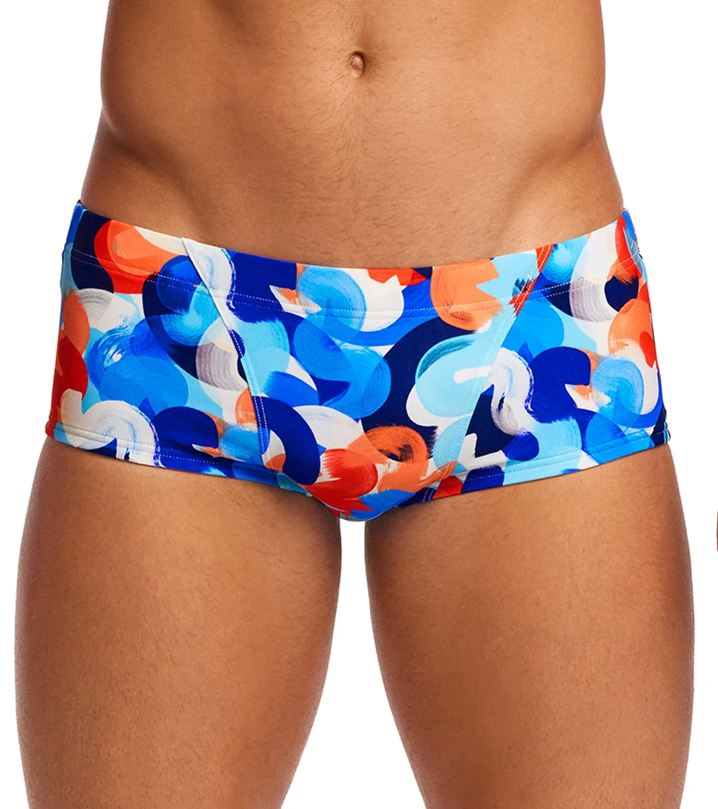 Funky Trunks Men's Wet Pain Classic Trunk Square Leg Swimsuit