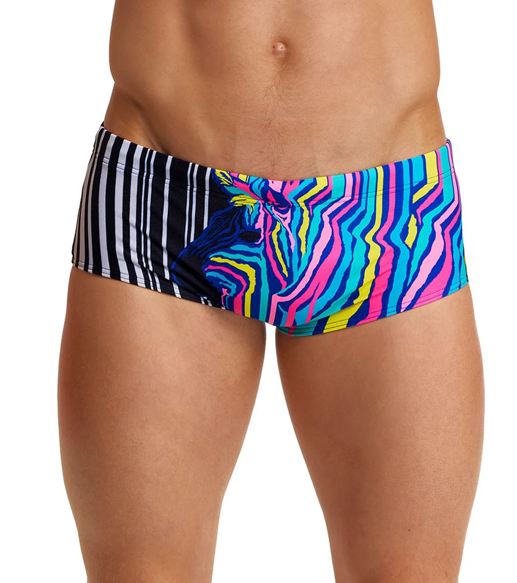 Funky Trunks Men's Zorse Code Sidewinder Trunk Square Leg Swimsuit - Image 8