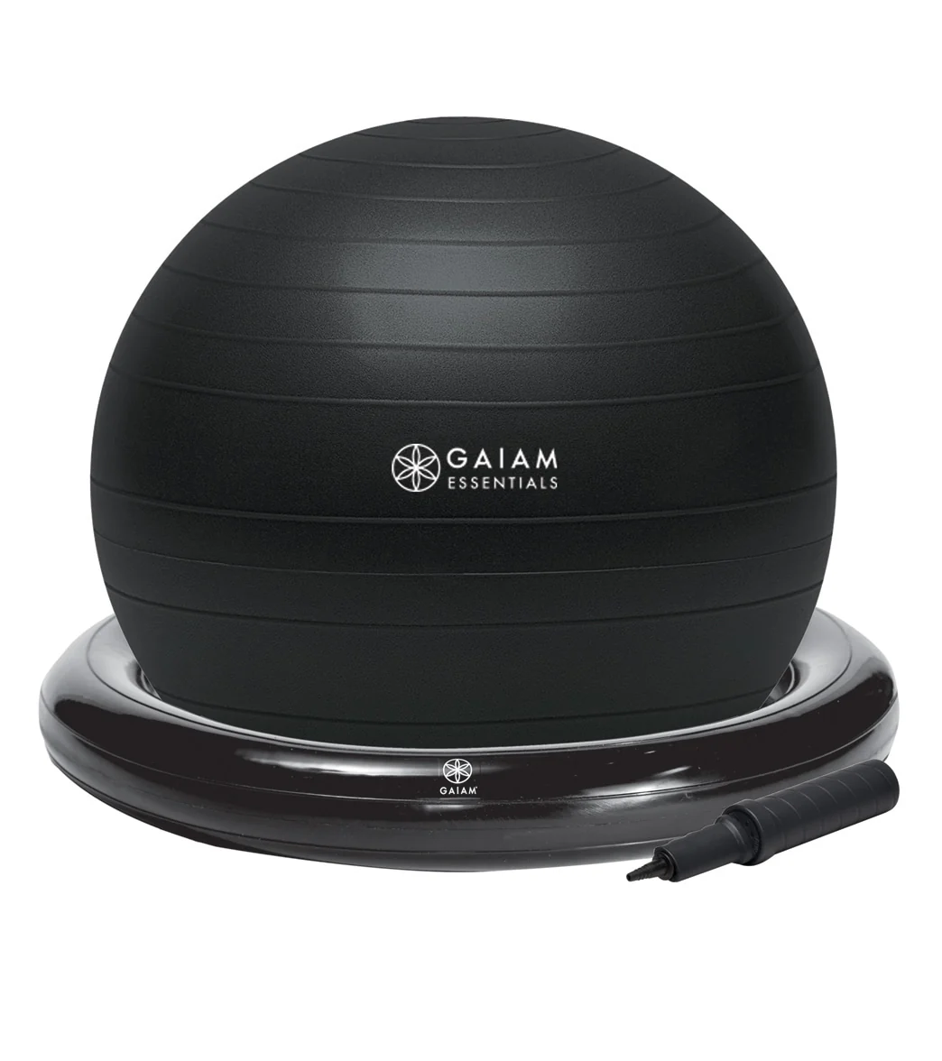 Gaiam Balance Ball & Base Kit - Image 4