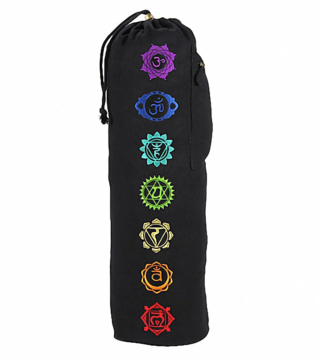 Gaiam Chakra Embroidered Yoga Mat Bag - Image 2