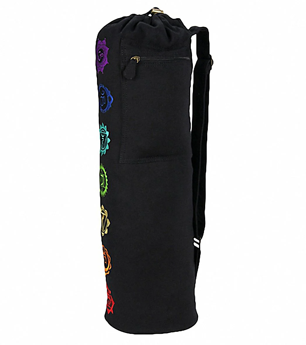 Gaiam Chakra Embroidered Yoga Mat Bag - Image 3