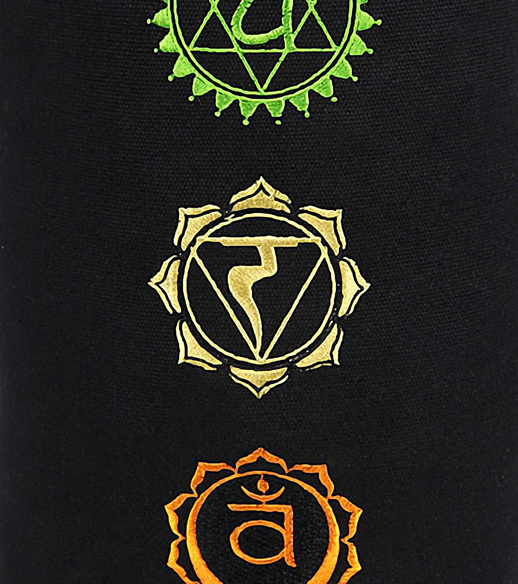 Gaiam Chakra Embroidered Yoga Mat Bag - Image 8