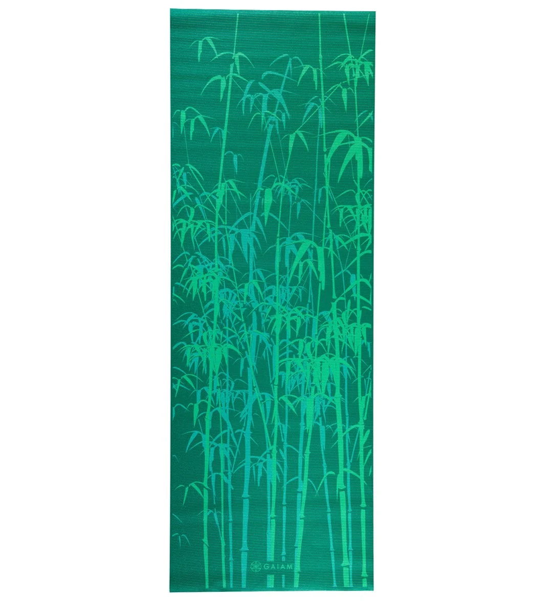 Gaiam Green Bamboo Classic Yoga Mat 68" 3mm - Image 2