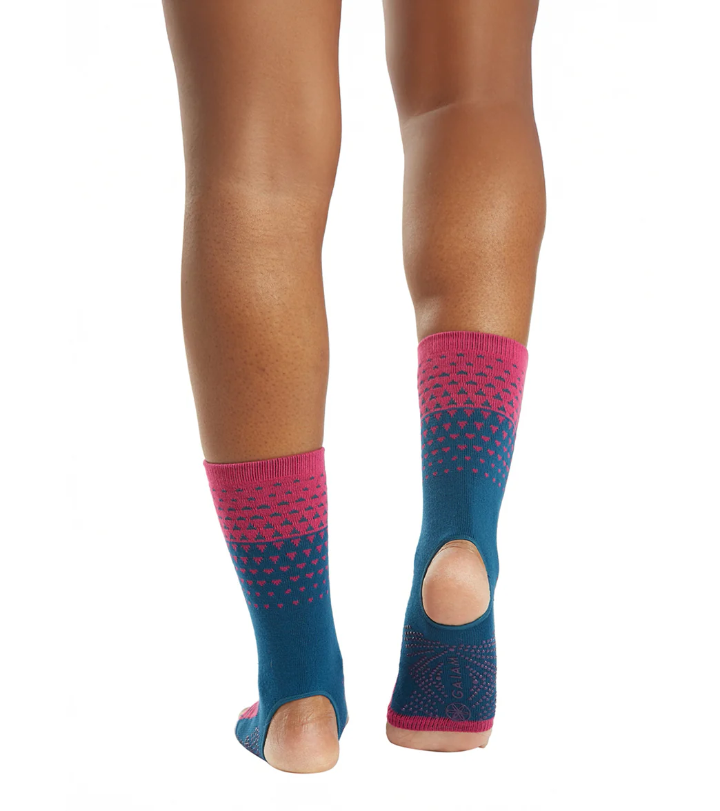 Gaiam Grippy Yoga Ankle Socks - Image 2