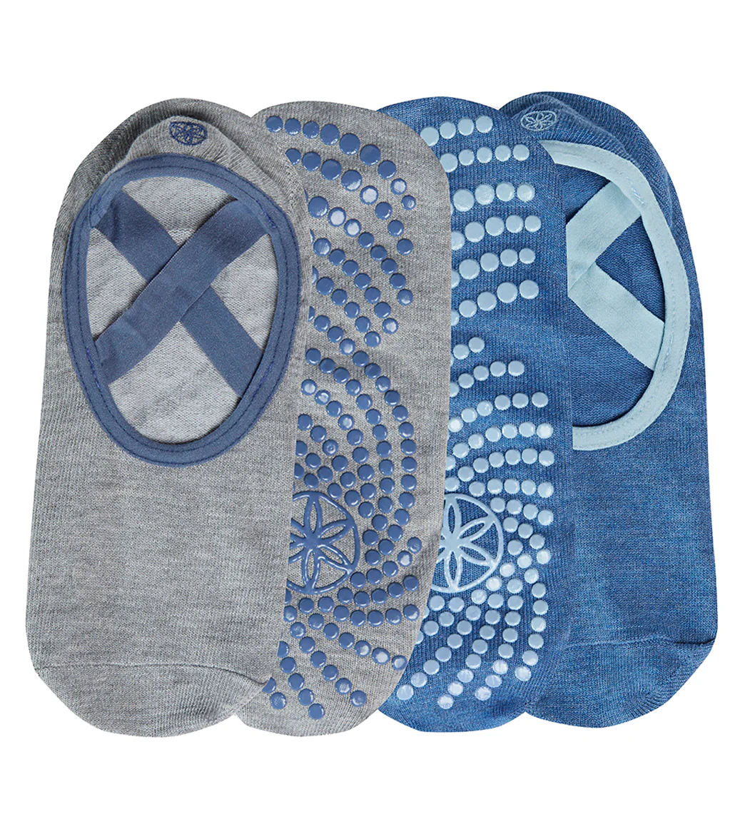 Gaiam Grippy Yoga Socks  (2 Pack) - Image 15