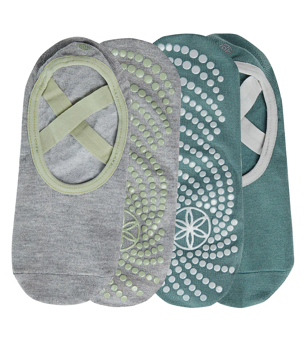 Gaiam Grippy Yoga Socks  (2 Pack) - Image 20