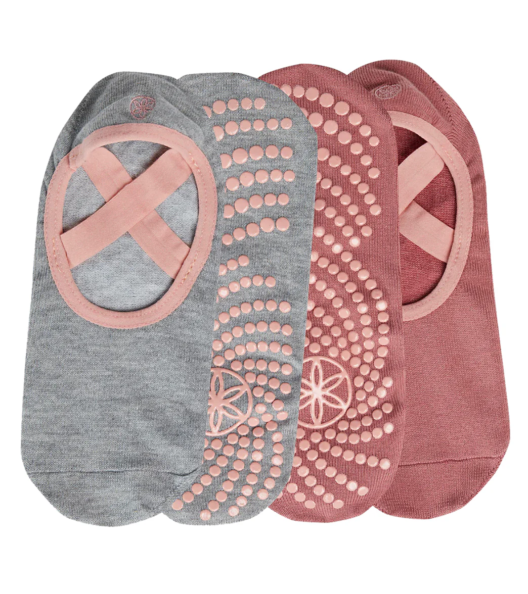 Gaiam Grippy Yoga Socks  (2 Pack) - Image 8