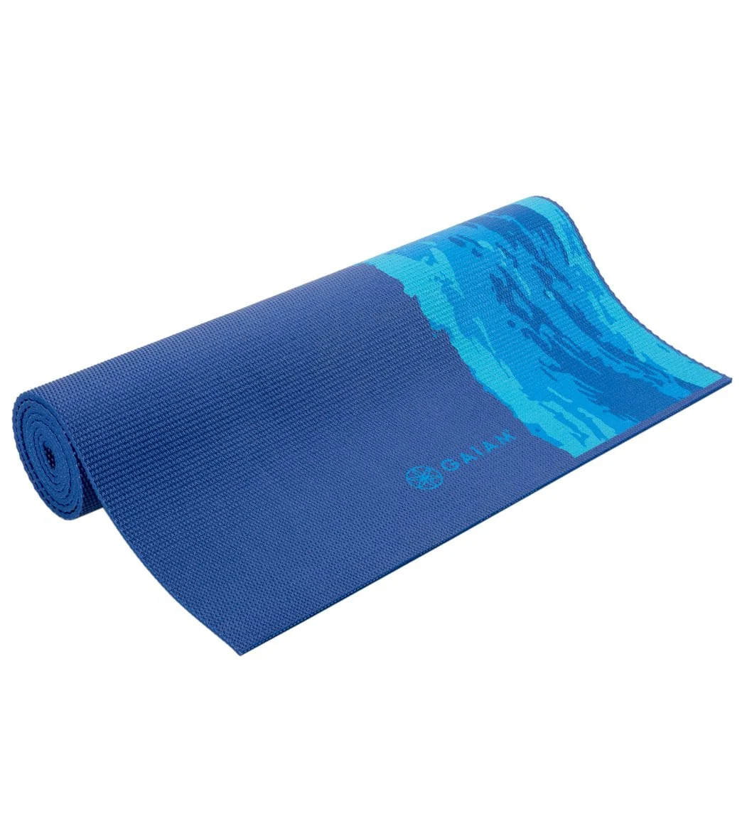 Gaiam Oceanscape Premium Yoga Mat 68" 5mm - Image 2