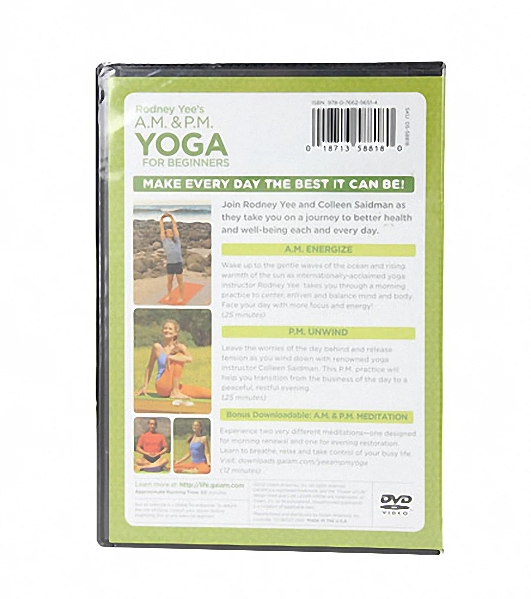 Gaiam Rodney Yee's AM/PM Yoga For Beginners DVD - Image 2