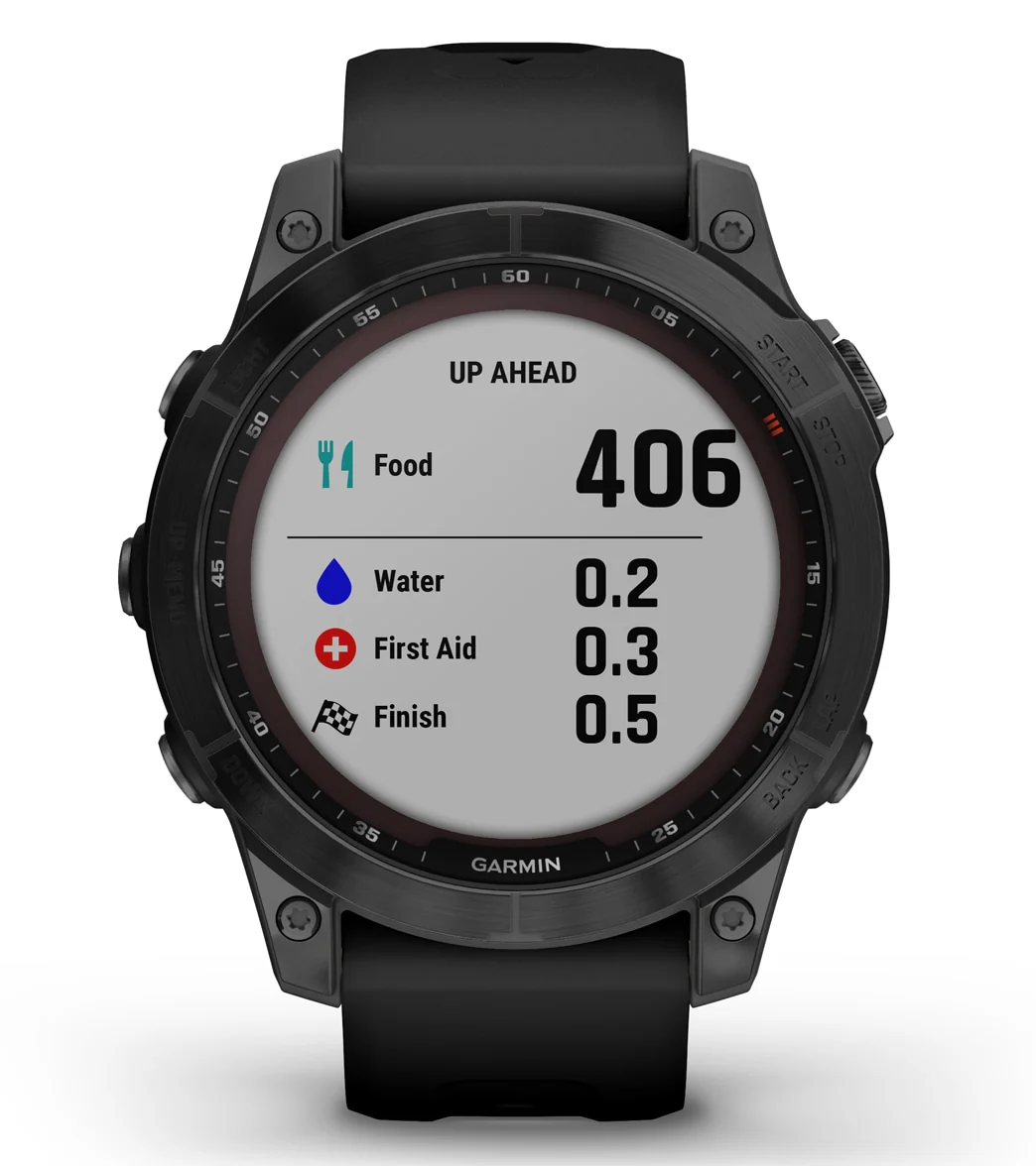 Garmin Fenix 7 Sapphire Solar Black DLC Titanium/Black Band - Image 8