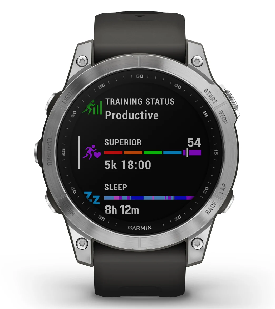 Garmin Fenix 7 Silver/Graphite Band - Image 2