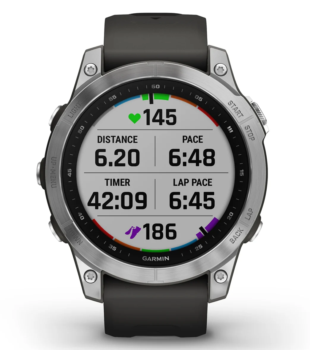 Garmin Fenix 7 Silver/Graphite Band - Image 8