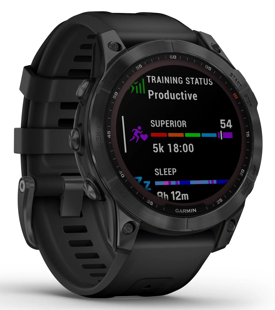 Garmin Fenix 7 Solar Slate Gray/Black Band - Image 3