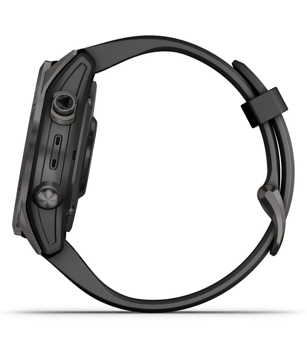 Garmin Fenix 7S Sapphire Solar Carbon Gray DLC Titanium/Black Band - Image 11