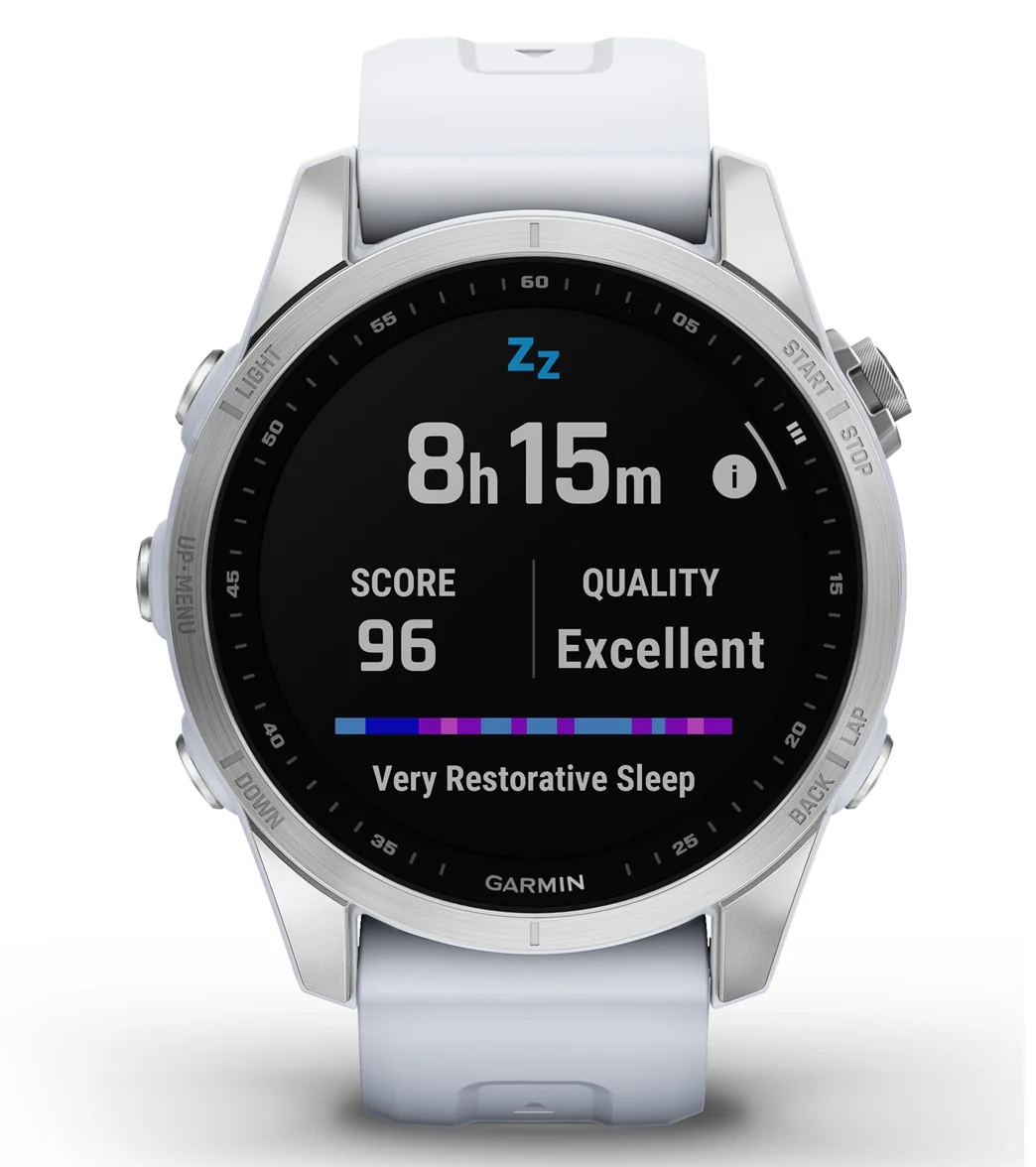Garmin Fenix 7S Silver/Whitestone Band - Image 9