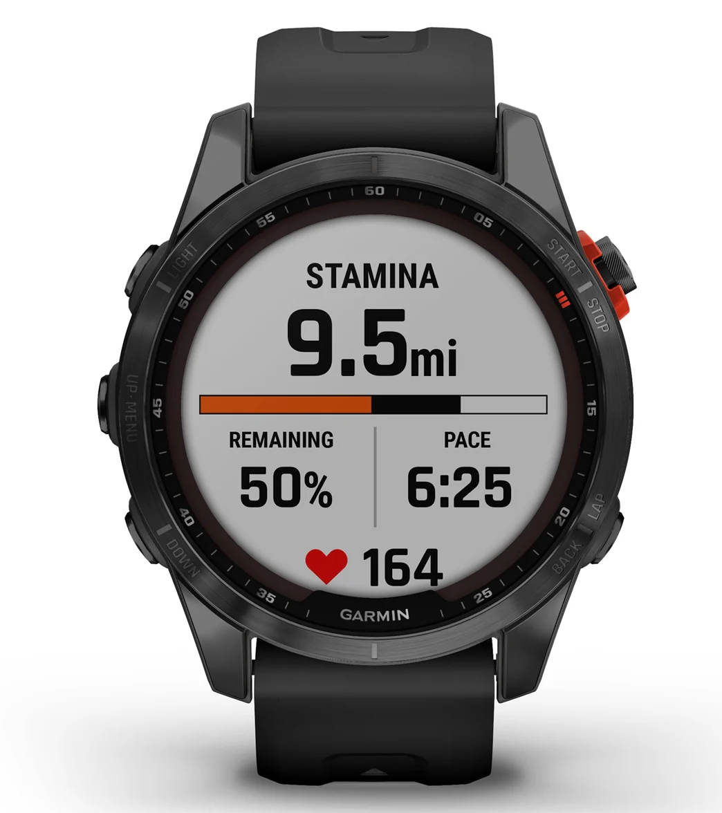 Garmin Fenix 7S Solar Slate Gray/Black Band - Image 4