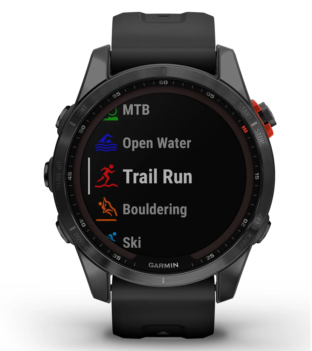 Garmin Fenix 7S Solar Slate Gray/Black Band - Image 7
