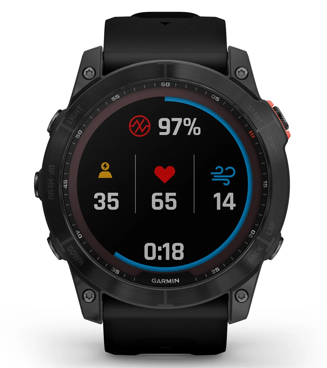 Garmin Fenix 7X Solar Slate Gray/Black Band - Image 6