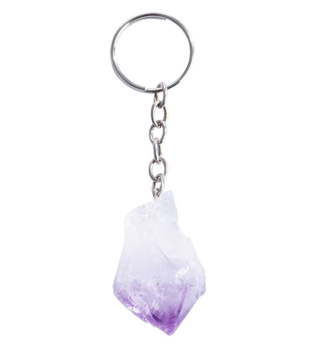 GeoCentral Amethyst Key Chain